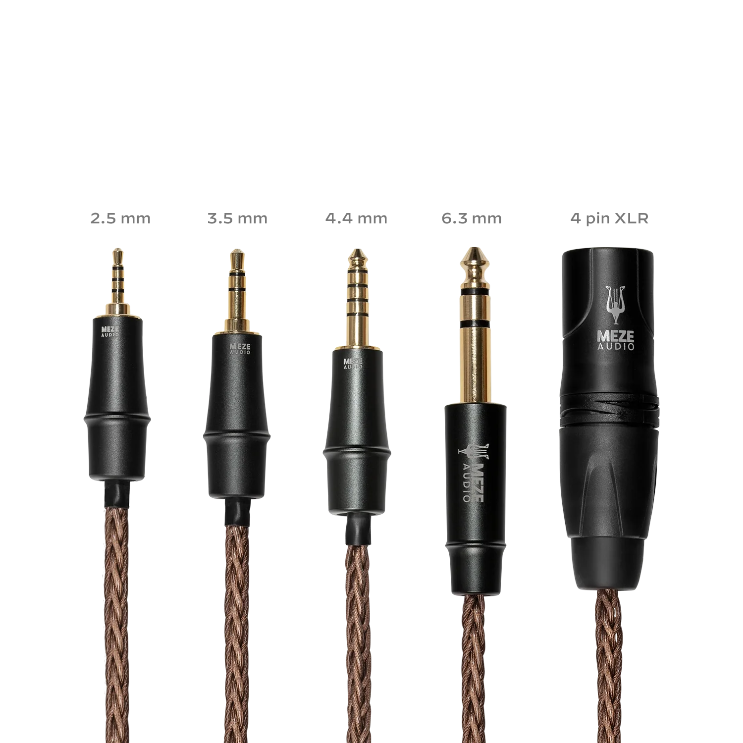 Meze Audio Mono 3.5 mm copper PCUHD premium headphone cable all sizes