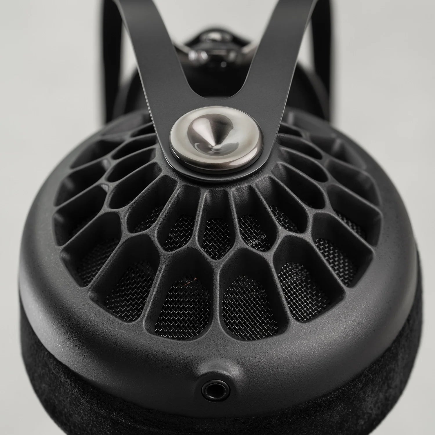 Meze Audio 105 AER best open back hifi audiophile premium headphones lateral view from below